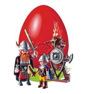 Playmobil Vikingos Con Escudo