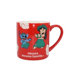 Taza Half Moon Bay Disney Lilo & Stitch Ohana Means Family 310 Ml