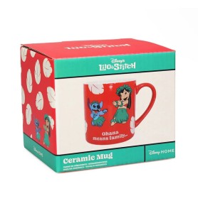 Taza Half Moon Bay Disney Lilo & Stitch Ohana Means Family 310 Ml