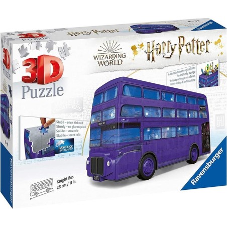 Puzzle 3d Ravenzburger Harry Potter Autobus Noctámbulo