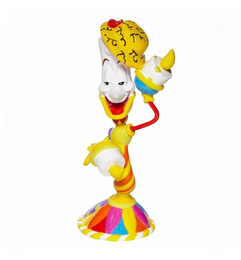 Figura Disney Enesco La Bella Y La Bestia Lumiere Estilo Britto