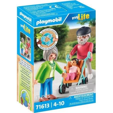 Playmobil My Life: Abuelos Y Bebe