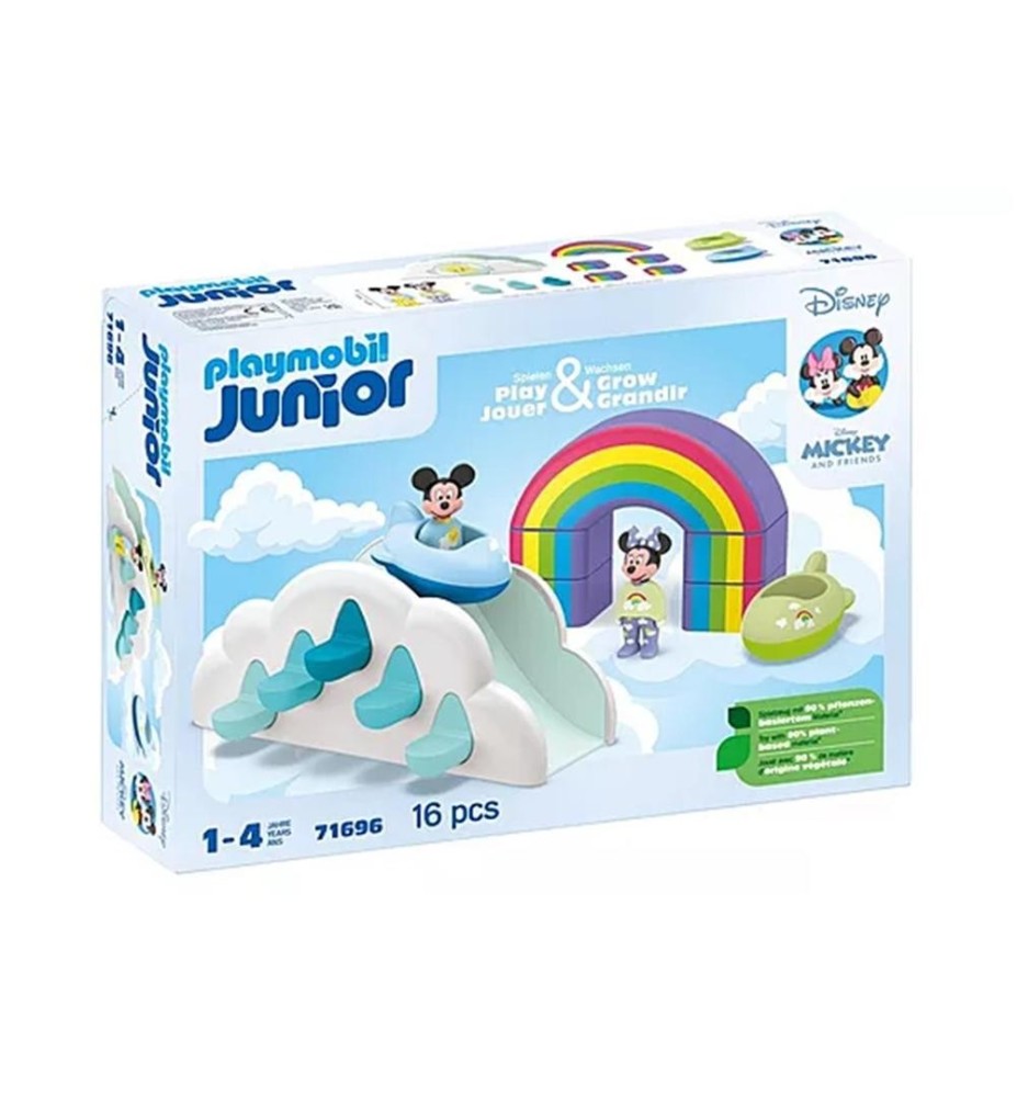 Playmobil Junior: Disney Mickey Y Minnie Casa En Las Nubes