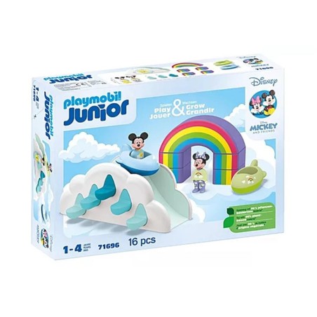 Playmobil Junior: Disney Mickey Y Minnie Casa En Las Nubes