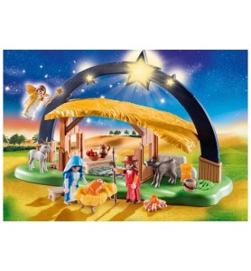 Playmobil Navidad Belen Con Luz