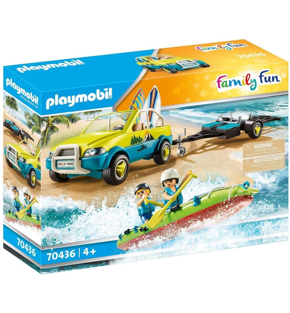 Playmobil Coche De Playa Con Canoa