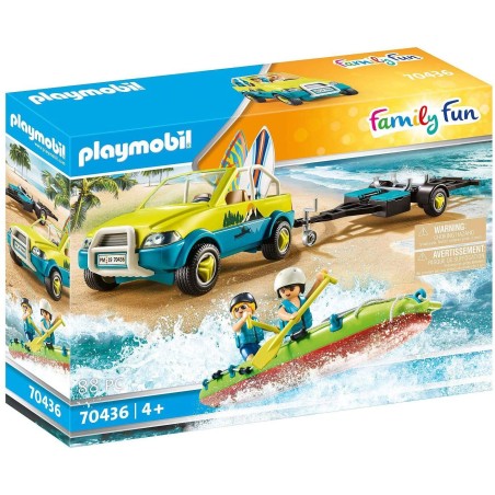 Playmobil Coche De Playa Con Canoa