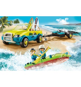 Playmobil Coche De Playa Con Canoa