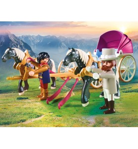 Playmobil Carruaje Romantico Tirado Por Caballos