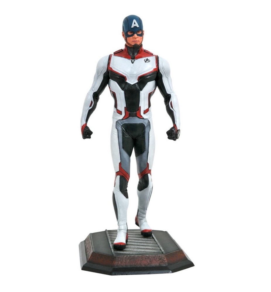 Figura Diamond Collection Marvel Avengers Capitan America Traje Equipo Pvc Diorama 23 Cm Movie Gallery