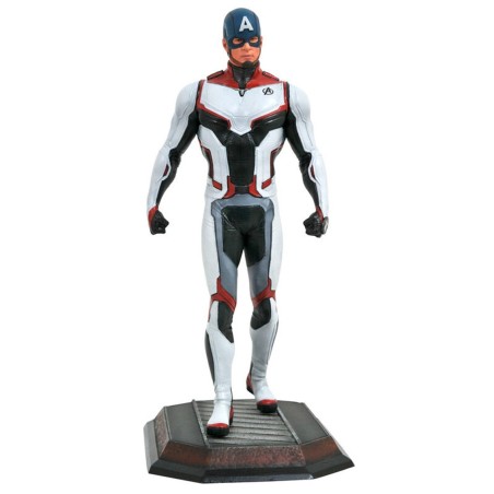 Figura Diamond Collection Marvel Avengers Capitan America Traje Equipo Pvc Diorama 23 Cm Movie Gallery