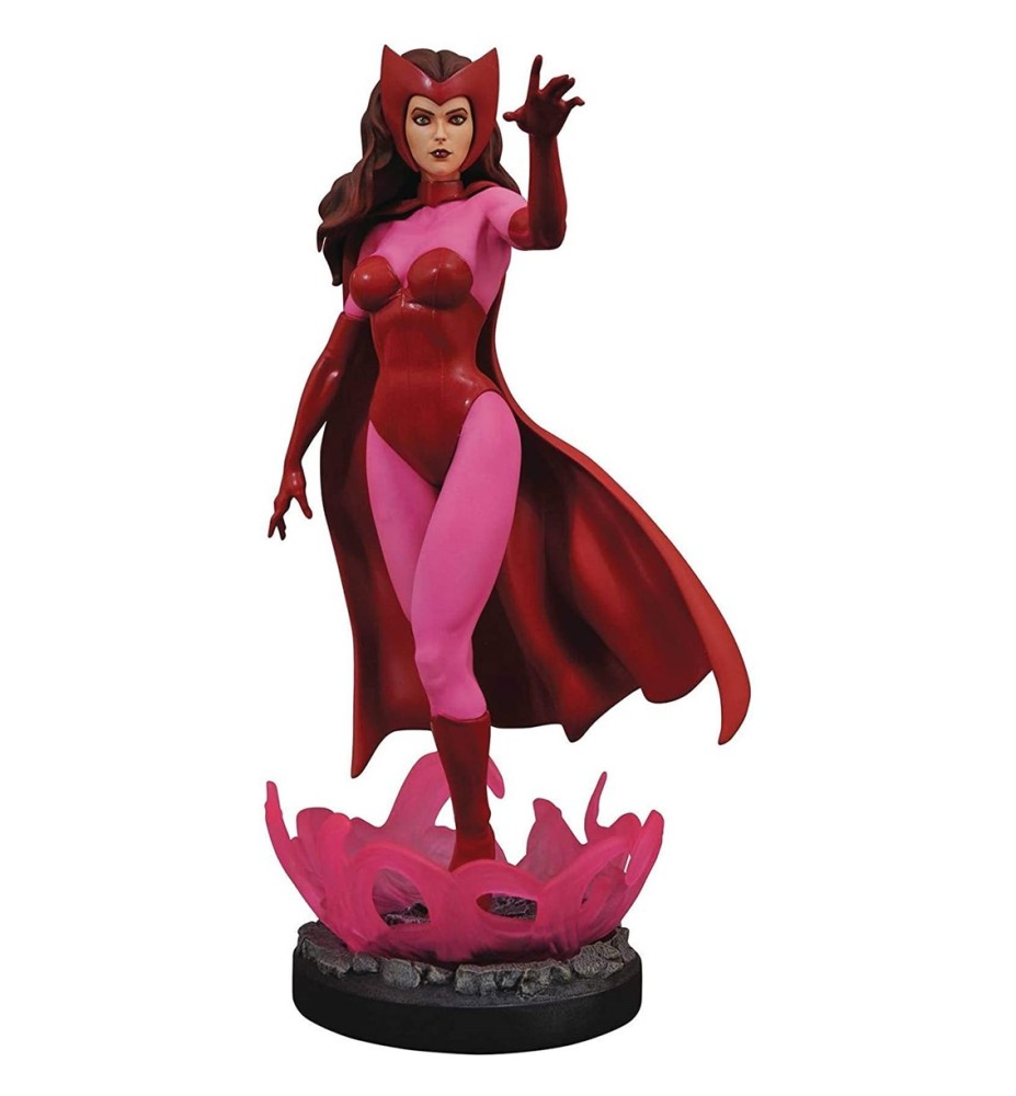 Figura Diamond Collection Marvel Comics Bruja Escarlata Scarlet Witch Premier Collection