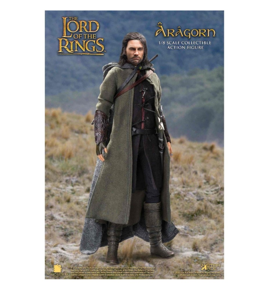 Figura Star Ace El Señor De Los Anillos Aragorn 2.0 Version Especial Real Master Serie 22.5 Cm