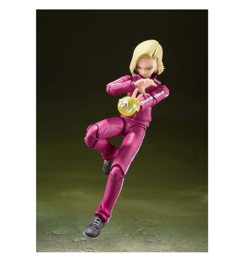 Figura Tamashii Nations Dragon Ball Super Androide 18 Sh Figuarts Action Figure