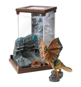 Figura The Noble Collection Jurassic Park Dilophosaurus Bendyfig Diorama