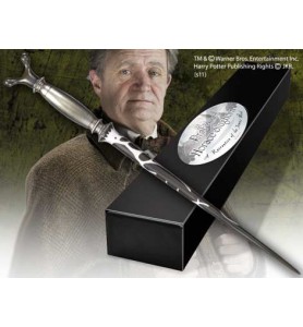 Replica The Noble Collection Harry Potter Horace Slughorn Varita Con Caja Y Placa De Identificacion