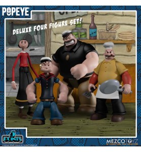 Set 4 Figuras Mezcotoys Popeye Box 10 Cm Popeye 5 Points