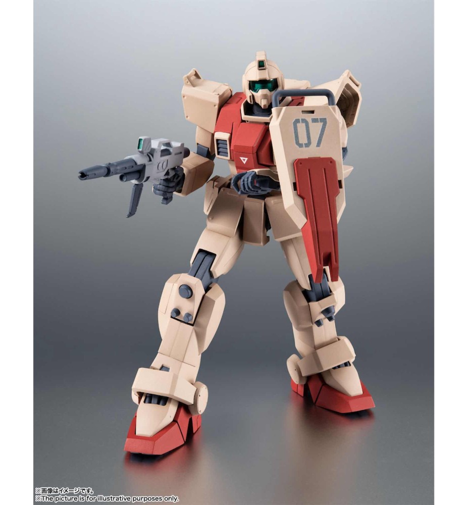 Figura Tamashii Nations Mobile Suit Gundam Robot Spirits Rgm - 79 Gundam Ground Type