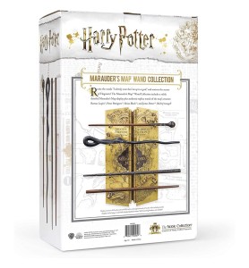 Replica The Noble Collection Mapa Del Merodeador Coleccion 4 Varitas En Expositor Harry Potter