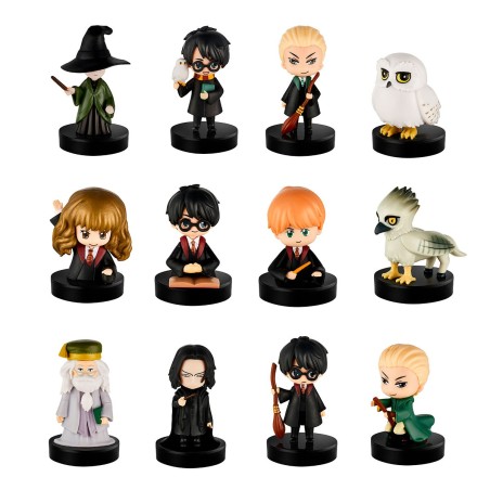 Figuras Con Sello Harry Potter S2 Set 12 Deluxe Caja Ventana 5cm