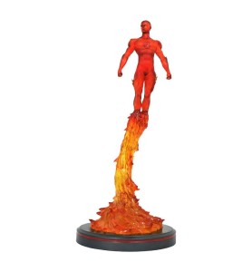 Figura Diamond Select Toys Marvel Premier Collection Estatua Resina Antorcha Humana