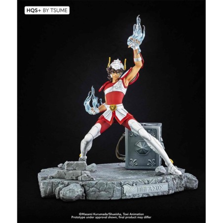 Figura Tsume Arts Saint Seiya Caballeros Del Zodiaco Saint Seiya Pegasus Resina Escala 1 - 4 Hqs+