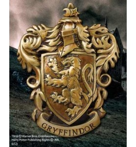 Escudo De Pared The Noble Collection Harry Potter Casa Gryffindor Resina 20 X 28 Cm