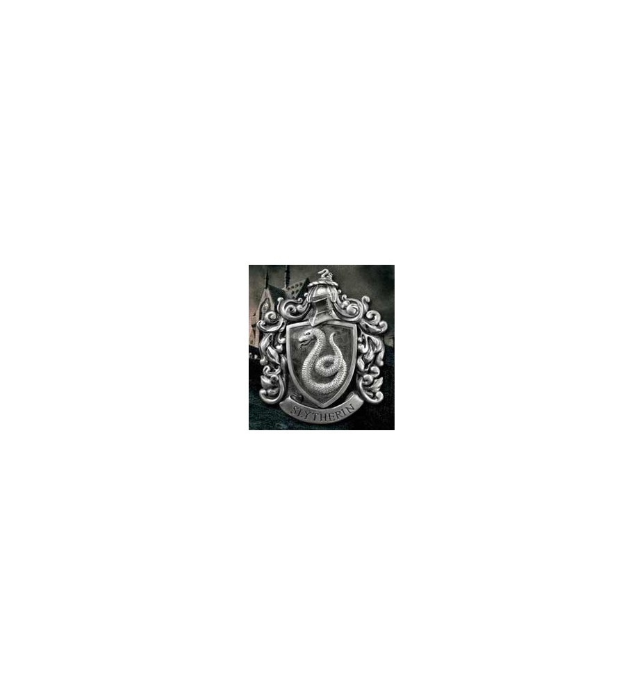 Escudo De Pared The Noble Collection Harry Potter Casa Slytherin Resina 20 X 28 Cm