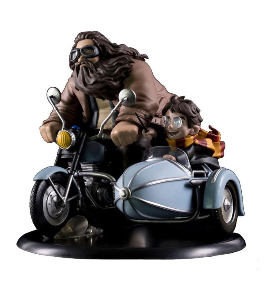 Figura Quantum Mechanix Harry Potter Rubeus Hagrid & Harry Potter Max