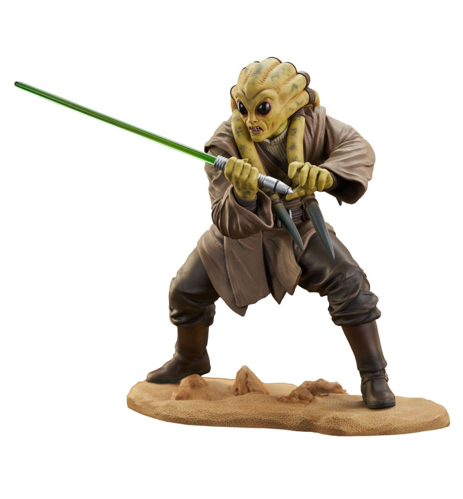 Figura Diamond Collection Premier Collection Star Wars El Ataque De Los Clones Kit Fisto