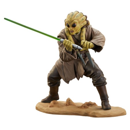 Figura Diamond Collection Premier Collection Star Wars El Ataque De Los Clones Kit Fisto