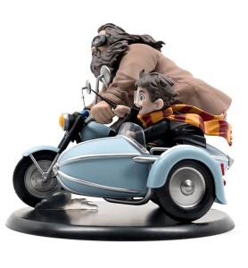 Figura Quantum Mechanix Harry Potter Rubeus Hagrid & Harry Potter Max