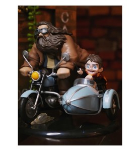 Figura Quantum Mechanix Harry Potter Rubeus Hagrid & Harry Potter Max