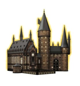 Puzzle 3d Ravensburger Harry Potter Castillo De Hogwarts -  El Gran Salon -  Night Edition