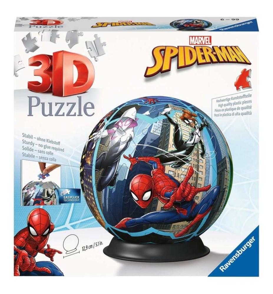 Puzzle 3d Ravensburger Puzzle Ball Spiderman