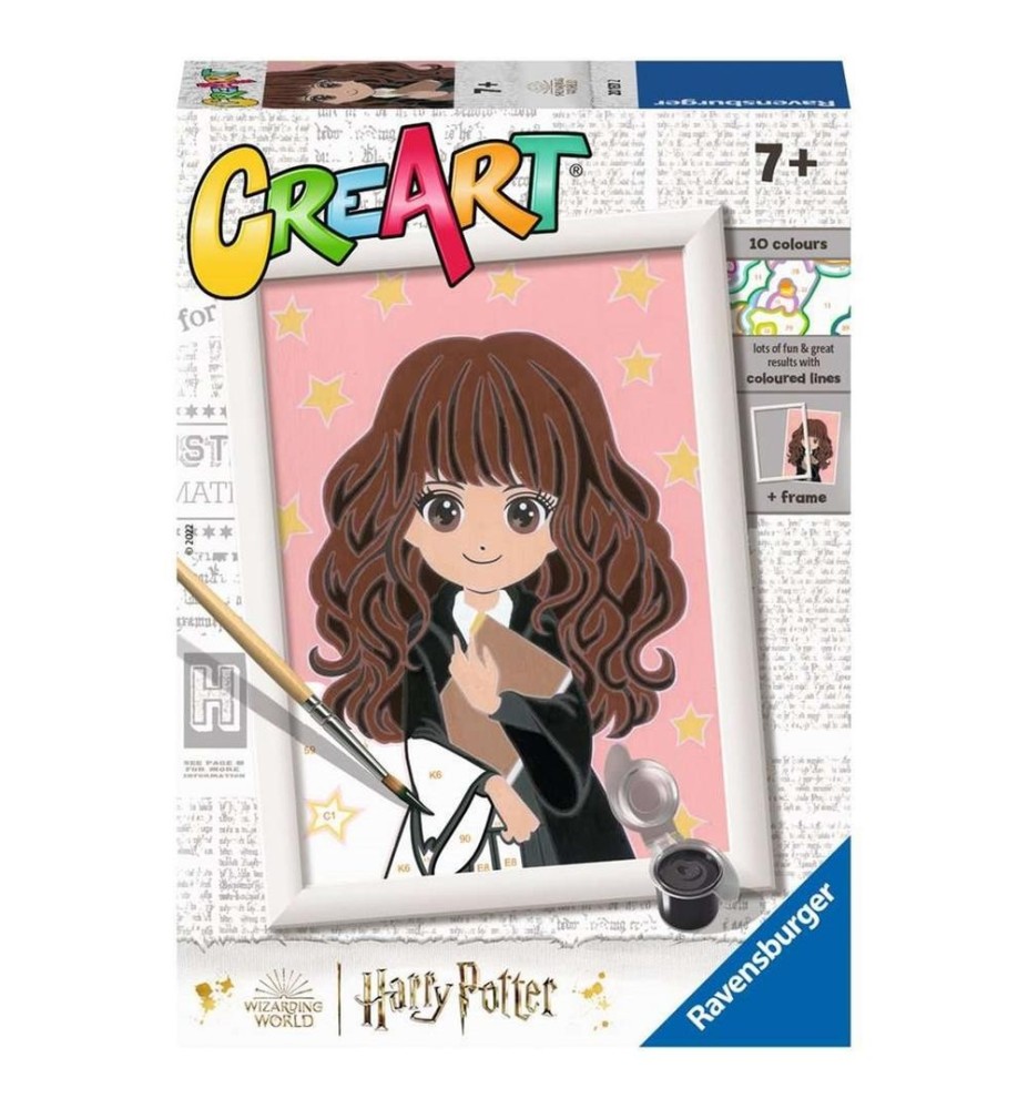 Kit Para Pintar Con Números Ravensburger Creart Serie E Harry Potter: Hermione