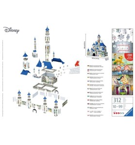 Puzzle 3d Ravensburger Castillo Disney