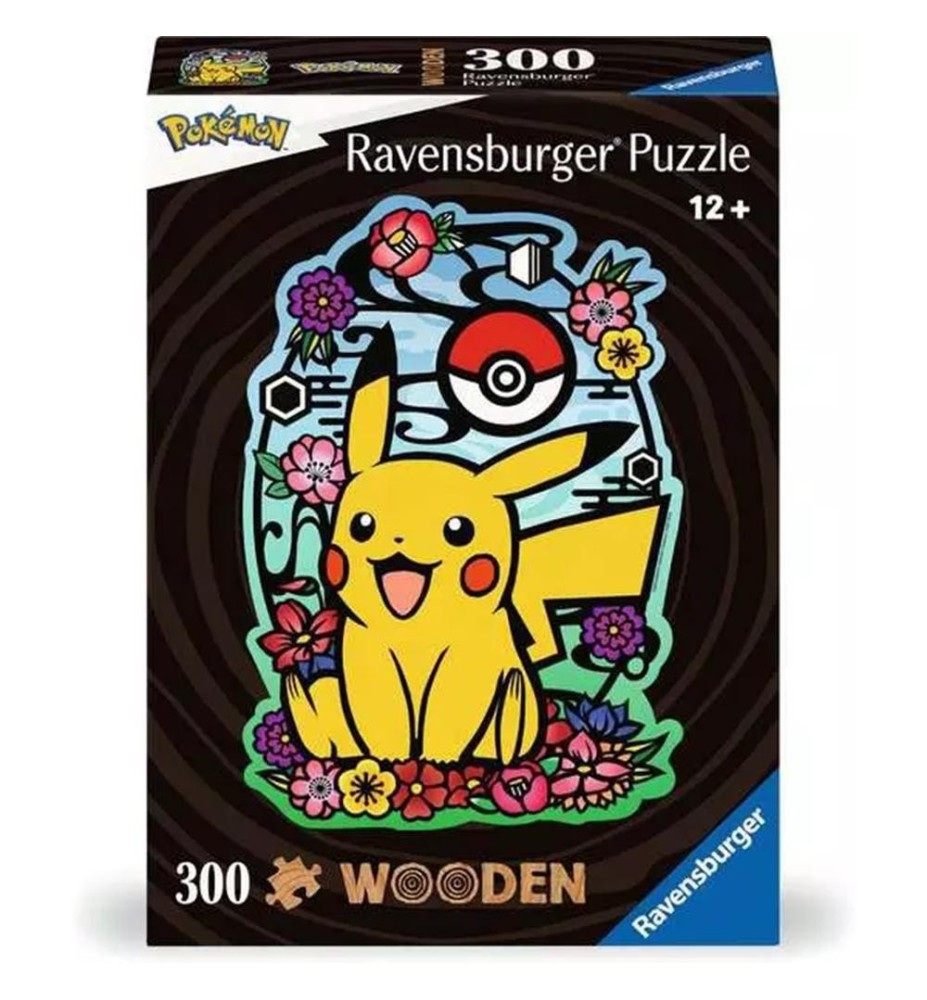 Puzzle De Madera Ravensburger Pokémon Pikachu 300 Piezas