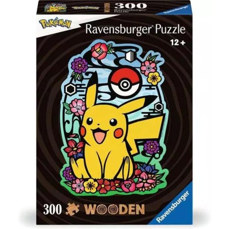 Puzzle De Madera Ravensburger Pokémon Pikachu 300 Piezas