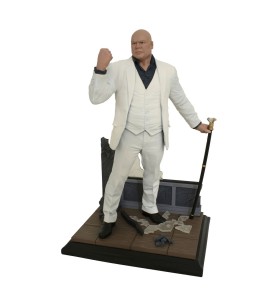 Figura Diamond Collection Gallery Marvel Hawkeye Kingpin Diorama