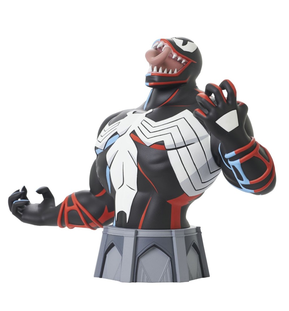 Figura Busto Diamond Collection Marvel Animated Venom Mini Busto