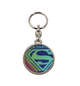 Llavero Redondo Metal Sd Toys Logo Multicolor Superman Universo Dc