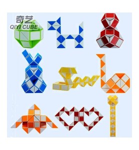 Juego De Ingenio Qiyi Snake 48 Piezas Colores Surtidos