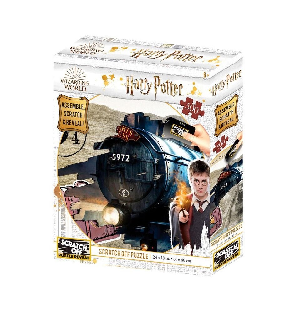 Puzzle Para Rascar Harry Potter Hogwarts Express 500 Piezas