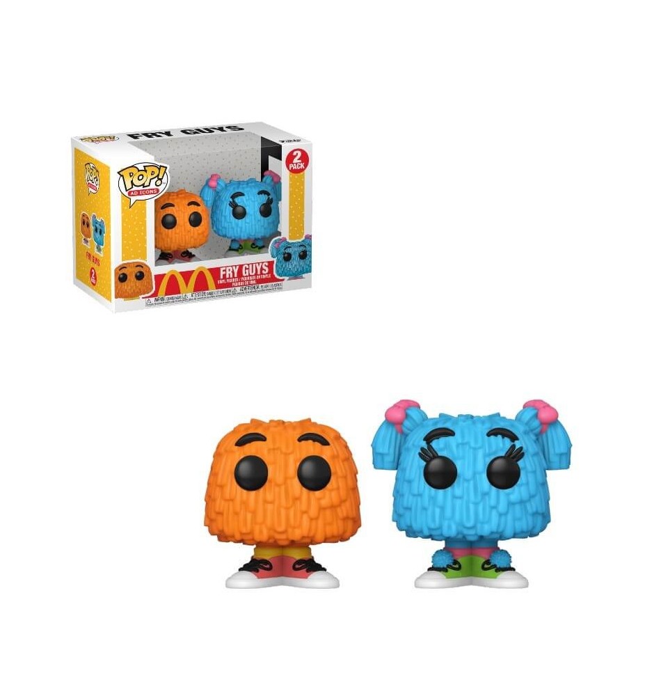 Funko Pop Iconos Mcdonald´s Pack Fry Guy Naranja & Azul 47761