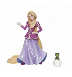 Figura Enesco Disney Enredados Rapunzel Y Pascal Edicion Navideña