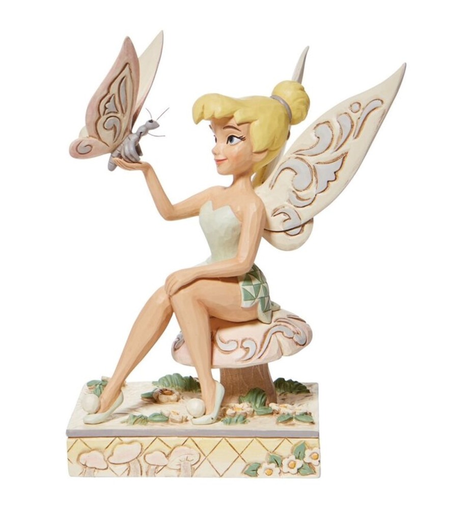 Figura Enesco Disney Peter Pan Campanilla Con Mariposa Navidad