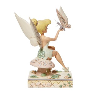 Figura Enesco Disney Peter Pan Campanilla Con Mariposa Navidad