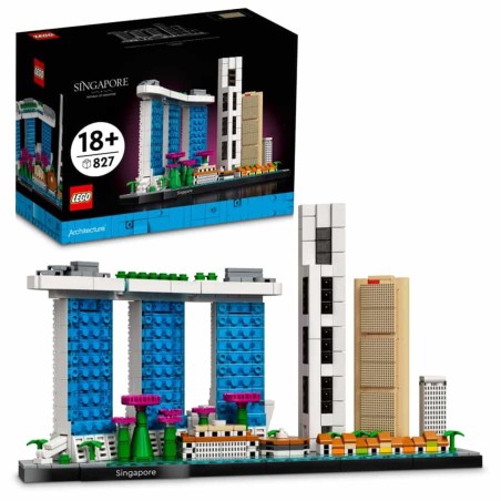 Lego Arquitectura Creativo Singapur Set De Construcción