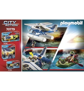 Playmobil Policia Hidroavion: Persecucion De Contrabandista